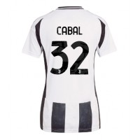 Camiseta Juventus Juan Cabal #32 Primera Equipación Replica 2024-25 para mujer mangas cortas